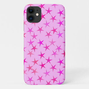Capa Para iPhone 11 Estrelas Satin, orquídea rosa pálido