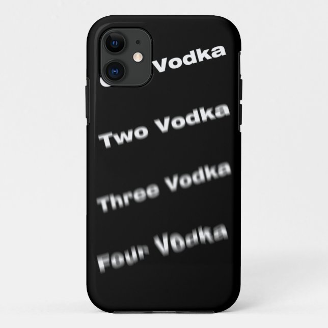 Capa Para iPhone 11 Etapas da vodca (Verso)