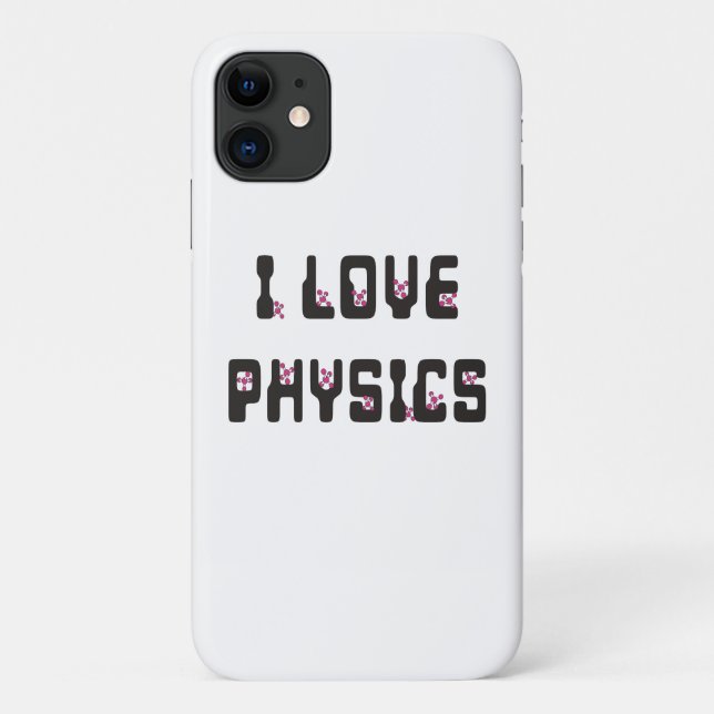 Capa Para iPhone 11 Eu adoro Física (Verso)