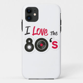 Capa Para iPhone 11 Eu adoro o presente da Vintage Retro Design nos an