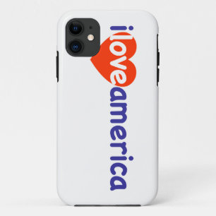 Capa Para iPhone 11 Eu amo a América