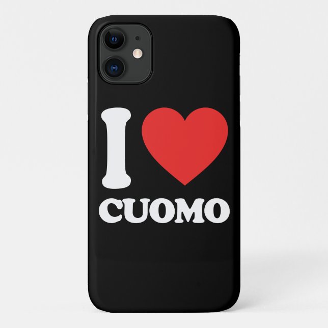 Capa Para iPhone 11 Eu Amo Cuomo (Verso)