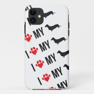 CAPA PARA iPhone 11 EU AMO MEU CASO DO TELEMÓVEL DE WEINER