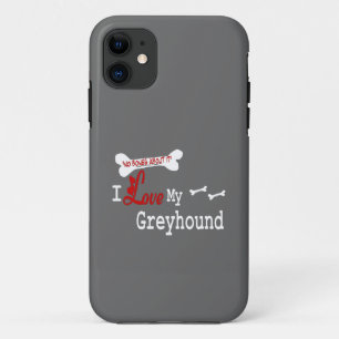 Capa Para iPhone 11 Eu Amo Meu Greyhound