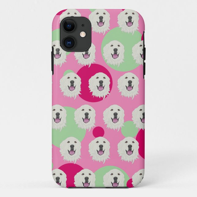 Capa Para iPhone 11 Eu amo meus Pirenéus Excelentes (Verso)