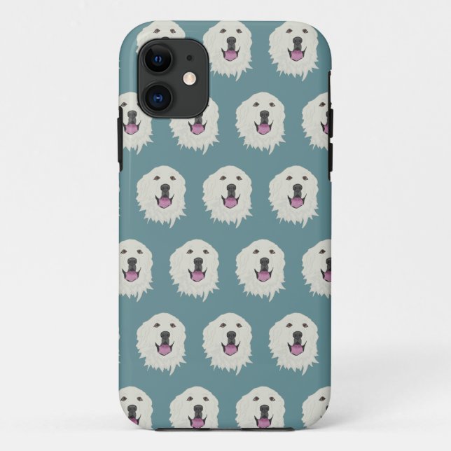 Capa Para iPhone 11 Eu amo meus Pirenéus Excelentes (Verso)