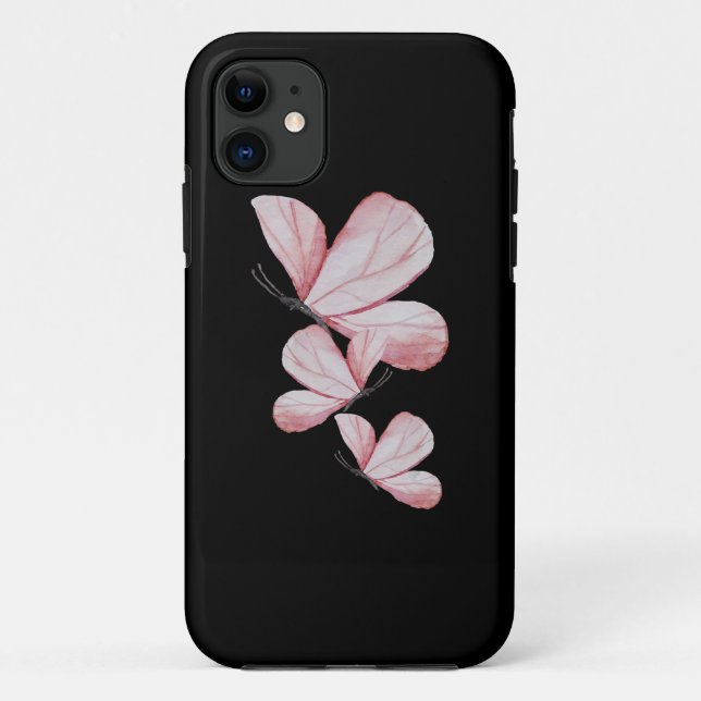 Capa Para iPhone 11 Eu Amo Meus Presentes De Borboleta (Verso)