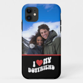 Capa Para iPhone 11 Eu Amo Minha Foto Personalizada Namorado
