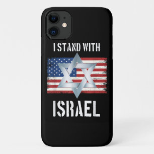 Capa Para iPhone 11 eu apoio israel