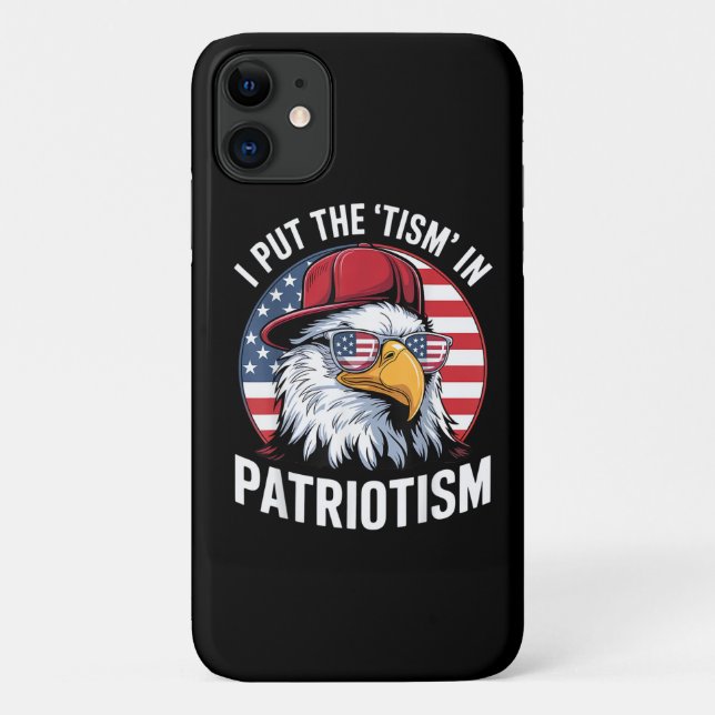 Capa Para iPhone 11 Eu Coloquei o Ismo no Patriotismo (Verso)