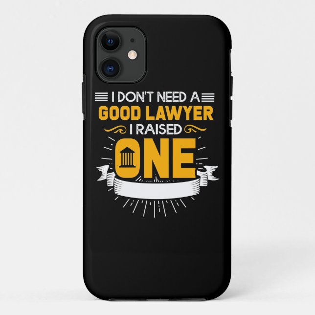 Capa Para iPhone 11 Eu Criei Um Bom Advogado (Verso)