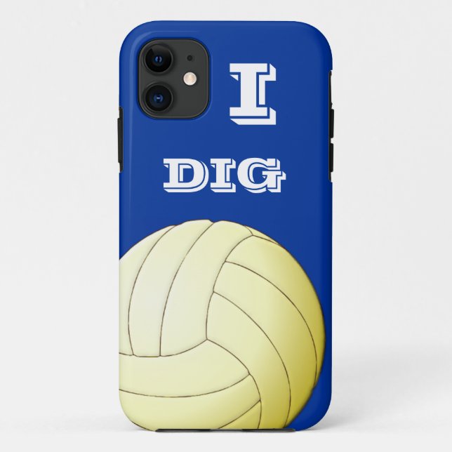 Capa Para iPhone 11 EU ESCAVO o caso do iPhone 5 do VOLEIBOL (Verso)
