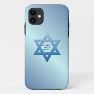Capa Para iPhone 11 Eu estou com a estrela de David judaica de Israel