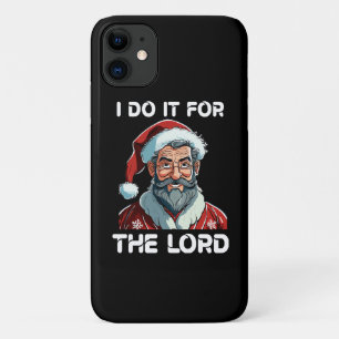 Capa Para iPhone 11 Eu Faço Isso Pelo Senhor Presente De Natal Cristão