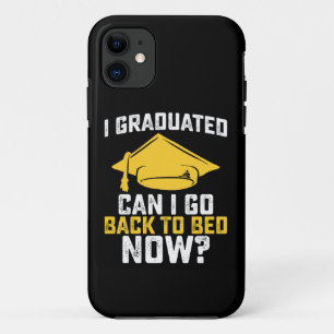 Capa Para iPhone 11 Eu Me Formei Posso Voltar Para a Cama Agora Gradua