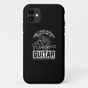 Capa Para iPhone 11 Eu não cometo erros ao tocar violão