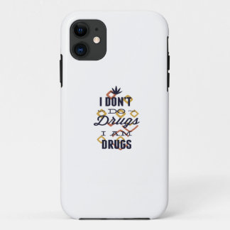 Capa Para iPhone 11 eu não uso drogas e drogas