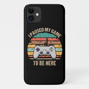 Capa Para iPhone 11 Eu Pausei Meu Jogo Para Estar Aqui
