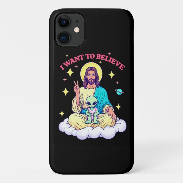 Capa Para iPhone 11 Eu Quero Acreditar (Verso)