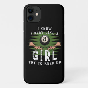 Capa Para iPhone 11 Eu Sei Que Eu Jogo Como Uma Garota Tente Acompanha