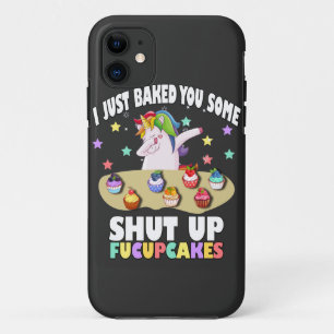 Capa Para iPhone 11 eu só te fiz calar a boca, fucupcakes T-Shirt