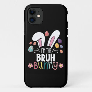 Capa Para iPhone 11 Eu Sou o Coelho Bruh da Correspondência de Páscoa