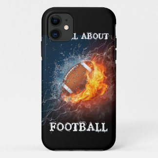 Capa Para iPhone 11 Eu sou TODA SOBRE O FUTEBOL