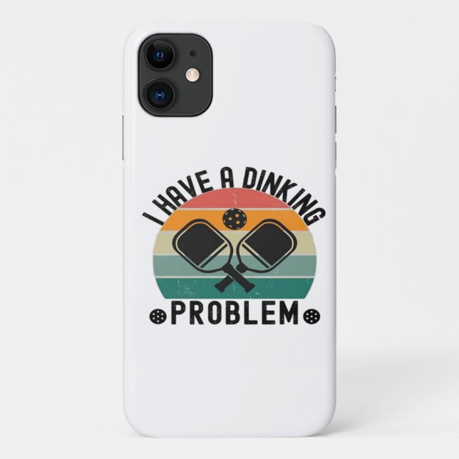 Capa Para iPhone 11 Eu Tenho um Problema de Bebedeira  (Verso)