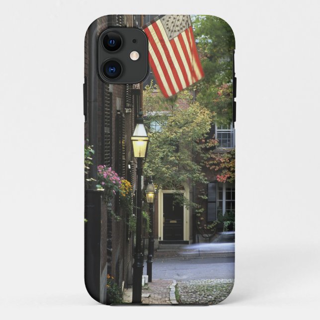 Capa Para iPhone 11 EUA, Massachusetts, Boston, Beacon Hill. (Verso)