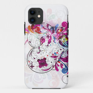 Capa Para iPhone 11 Exemplo cor-de-rosa abstrato feminino da case mate
