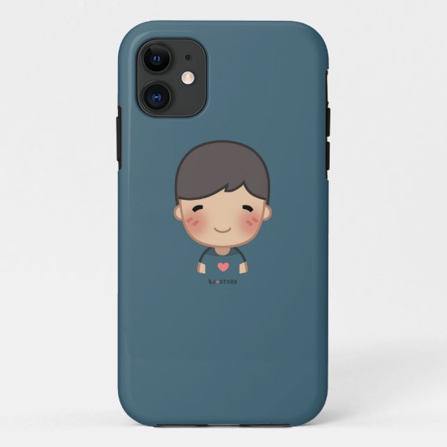 Capa Para iPhone 11 Exemplo de Iphone 5 do menino da HJ-História (Verso)
