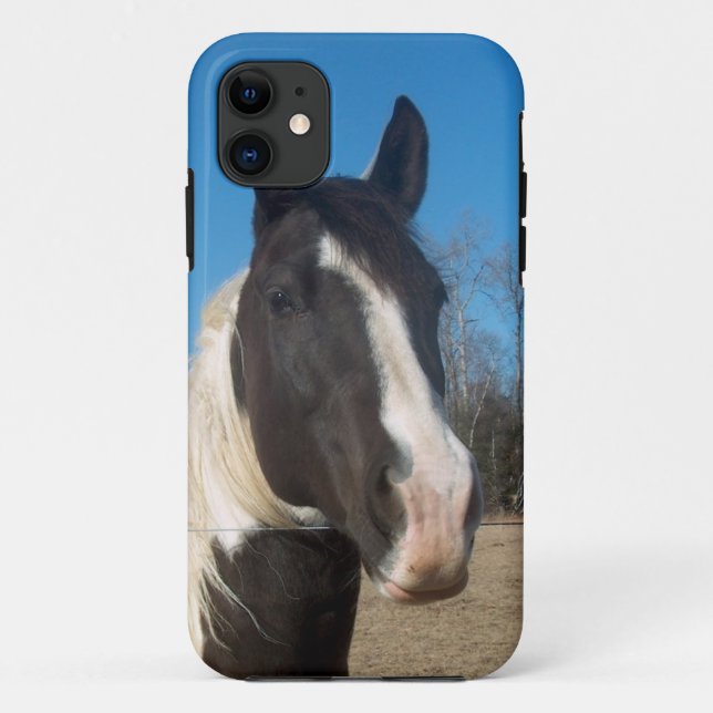 Capa Para iPhone 11 exemplo do cavalo do iPhone 5 (Verso)