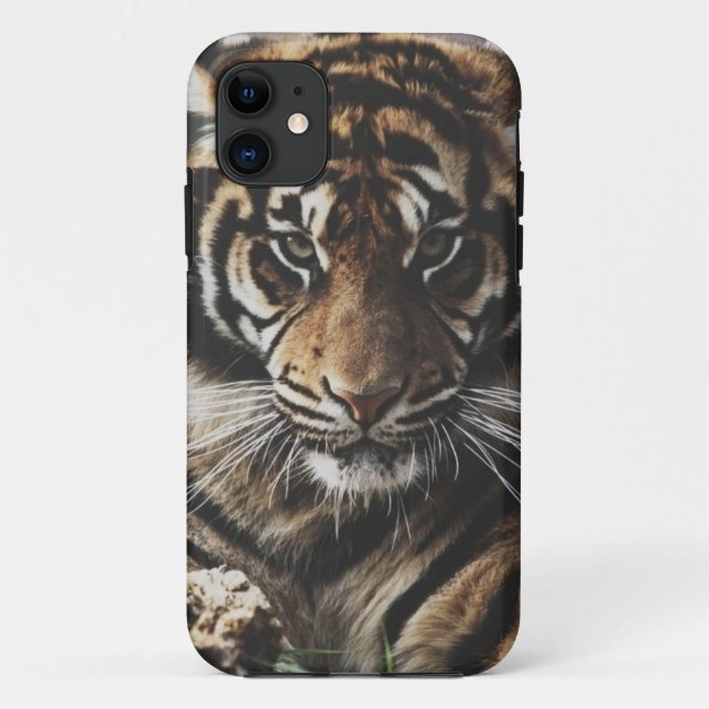 Capa Para iPhone 11 Exemplo do tigre (Verso)
