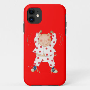Capa Para iPhone 11 Exercício leitão bonito