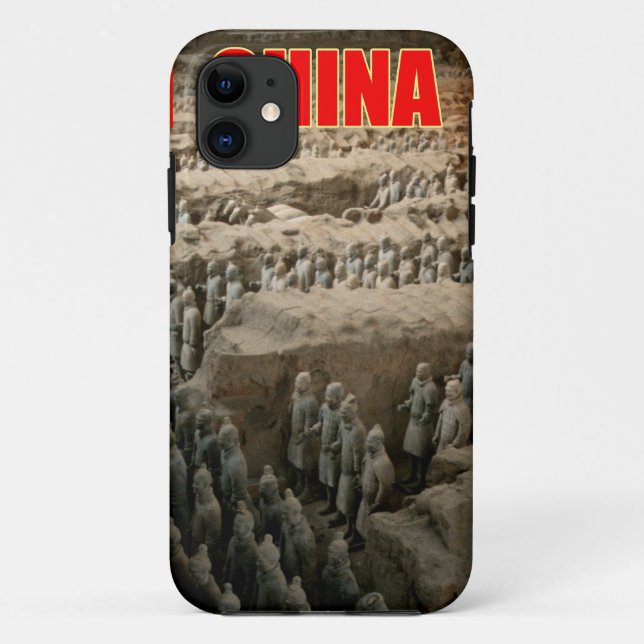 Capa Para iPhone 11 Exército Terracotta China - Foto Pró (Verso)