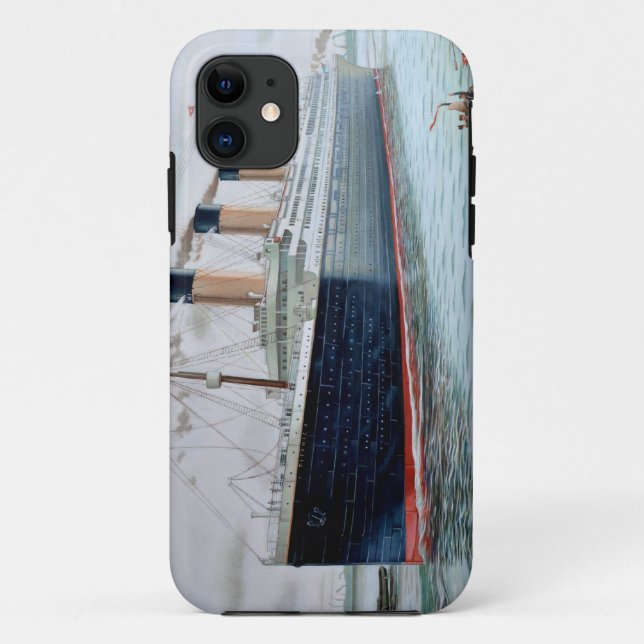 Capa Para iPhone 11 Experimentações de mar do RMS titânicas (Verso)