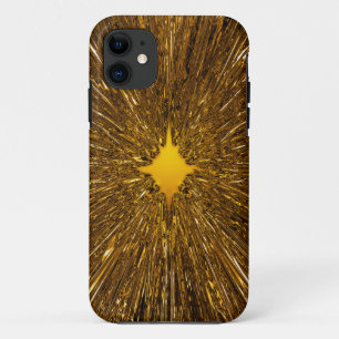 Capa Para iPhone 11 explosão de ouro