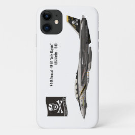Capa Para iPhone 11 F-14 Tomcat VF-84 Jolly Rogers