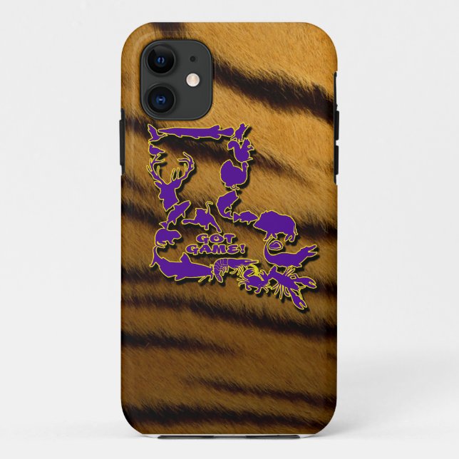 CAPA PARA iPhone 11 FÃ OBTIDO DO TIGRE DE GME (Verso)