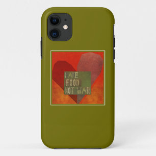 Capa Para iPhone 11 Faça a guerra da comida não