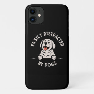 Capa Para iPhone 11 Facilmente distraído por cães
