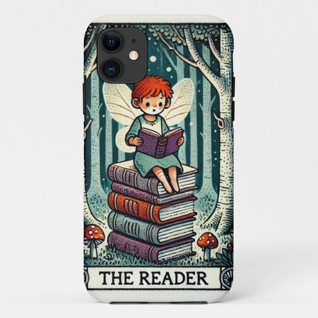 Capa Para iPhone 11 Fada Do Cartão Tarot Do Leitor (Verso)