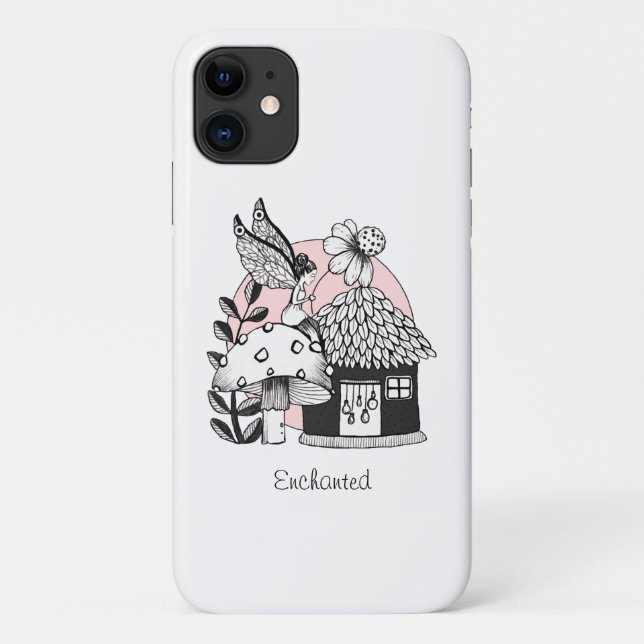 Capa Para iPhone 11 Fadas E Laticínios Encantados (Verso)