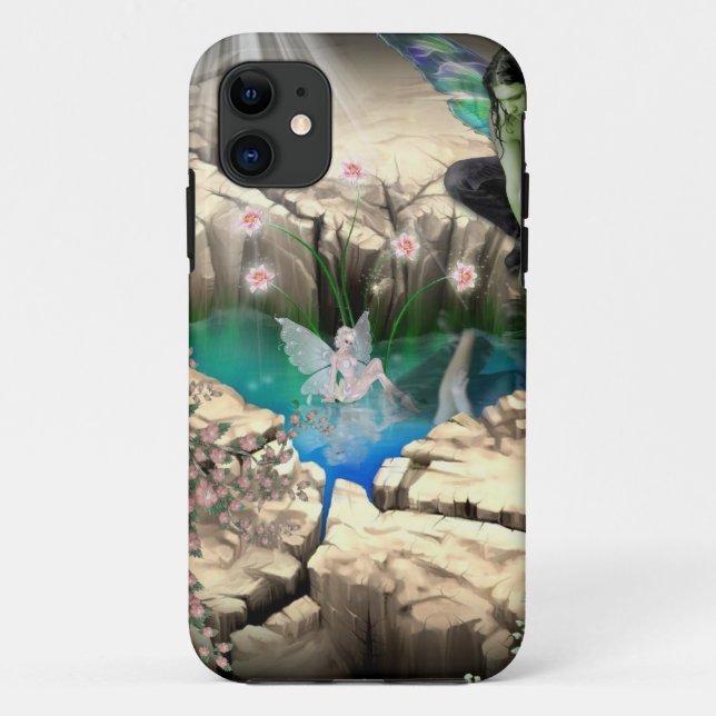 Capa Para iPhone 11 Faerie em Elven Pond (Verso)