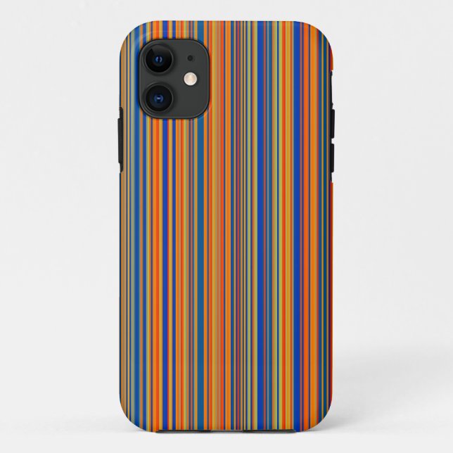 Capa Para iPhone 11 Faixa Colorida 03 (Verso)