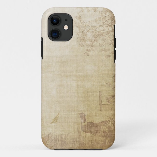 Capa Para iPhone 11 Fall Pheasant (Verso)