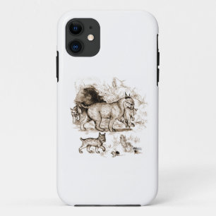 Capa Para iPhone 11 Família do lince