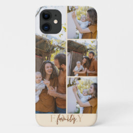 Capa Para iPhone 11 Family Collage Custom Photo Phone Case