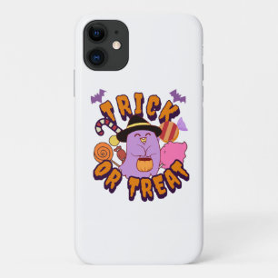 Capa Para iPhone 11 Fantasma Adorável de Halloween Presente ou Travess