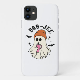 Capa Para iPhone 11 Fantasma Inspirada no Dia de as Bruxas engraçado B